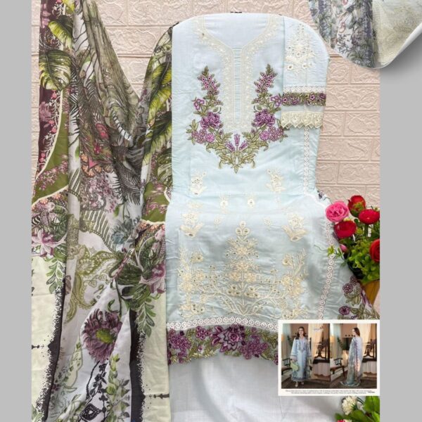 Pakistani suits cotton fabric - Image 4