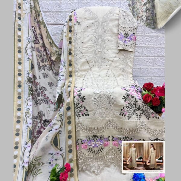 Pakistani suits cotton fabric - Image 2